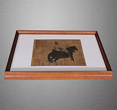 封开书画装裱配框服务案例